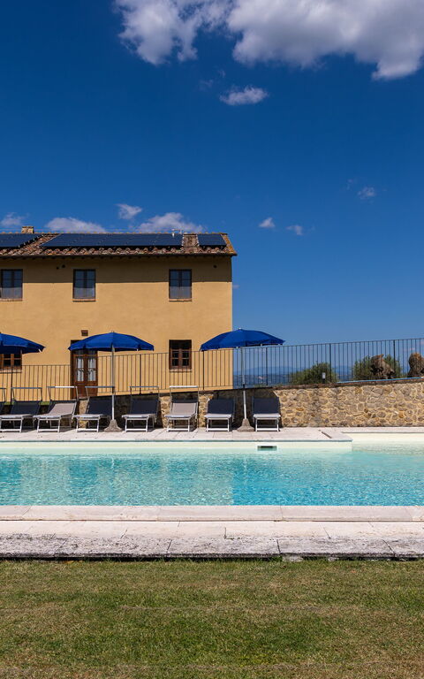 Villa Il Caggio: bassin, Extérieur, Extérieurs, Jardin, Vues