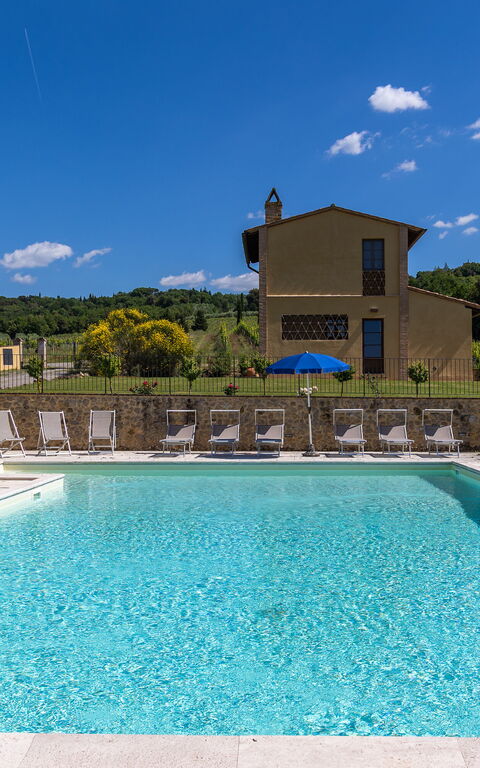 Villa Il Caggio: bassin, Extérieur, Extérieurs