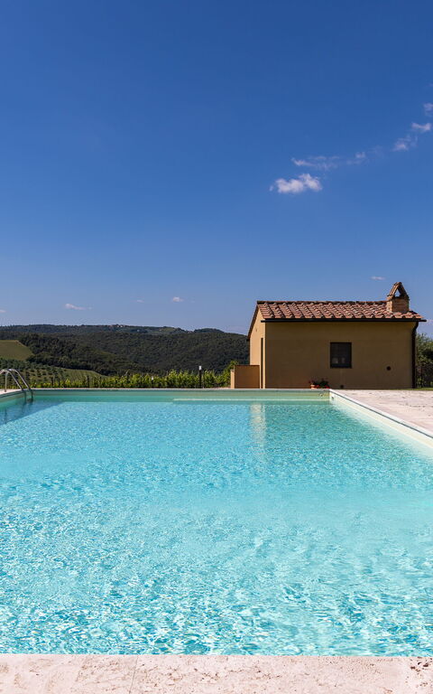 Villa Il Caggio: bassin, Extérieur, Extérieurs, Vues