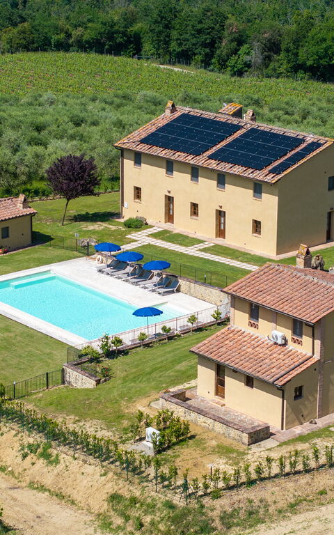 Villa Il Caggio: bassin, Extérieur, Extérieurs, Jardin, Vues
