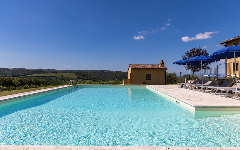 Villa Il Caggio: bassin, Extérieur, Extérieurs, Vues