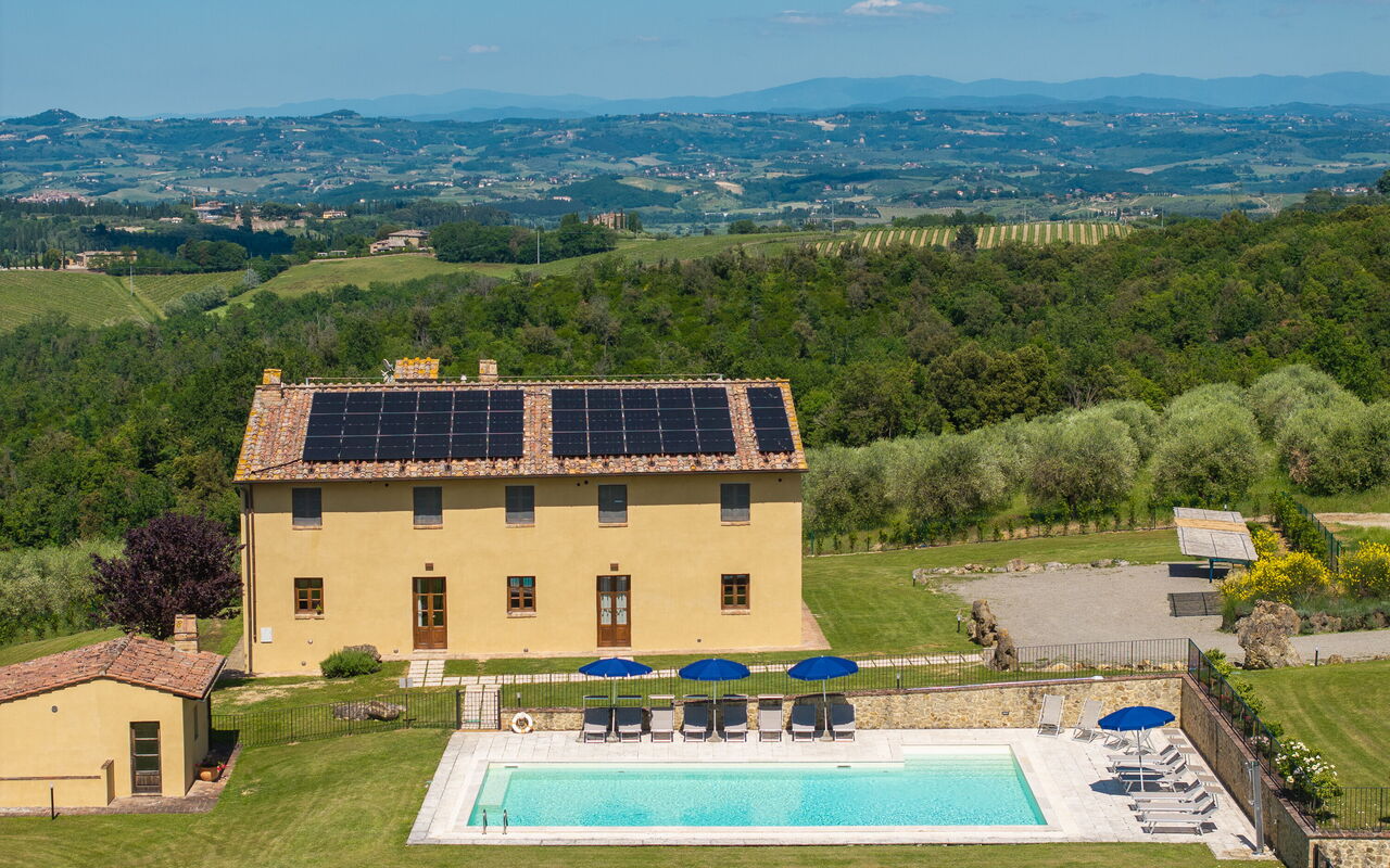Villa Il Caggio: bassin, Extérieur, Extérieurs, Jardin, Vues