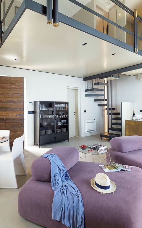 Torre Isola Bella: Salle à manger, Salon