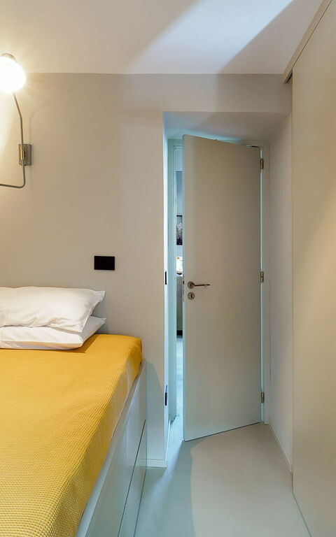 Torre Isola Bella: chambre à coucher, Salle de bain