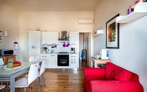 Logement Vela: Cuisine, Salle à manger, Salon