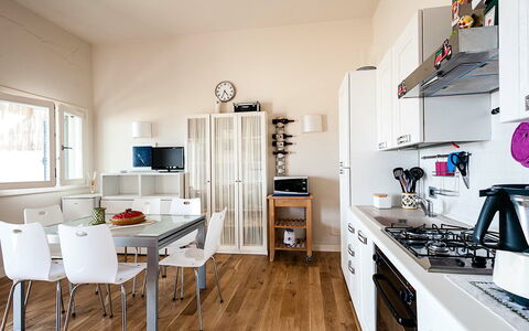 Logement Vela: Cuisine, Salle à manger, Salon