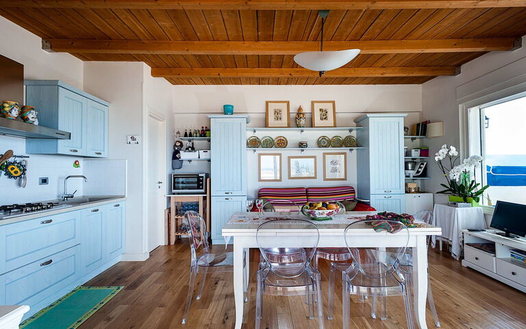 Logement Onda: Cuisine, Salle à manger, Salon