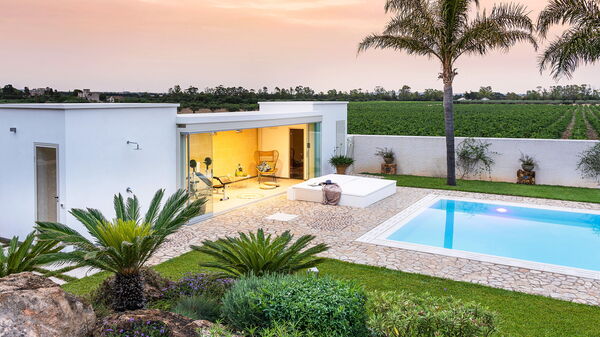 Villa Pietra del Sole: bassin, Extérieur, Extérieurs, Jardin