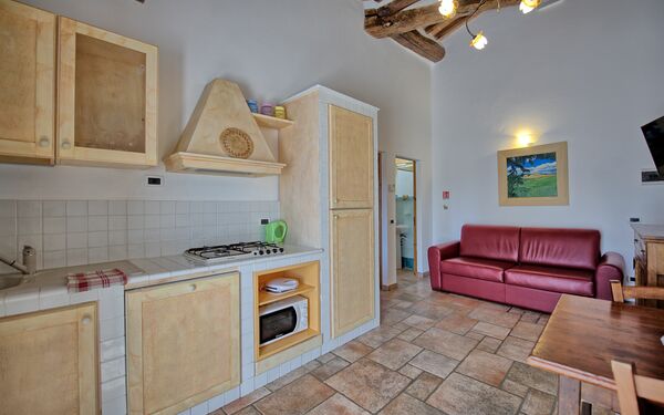 Logement Mulignone 14: Cuisine, Salle à manger, Salon