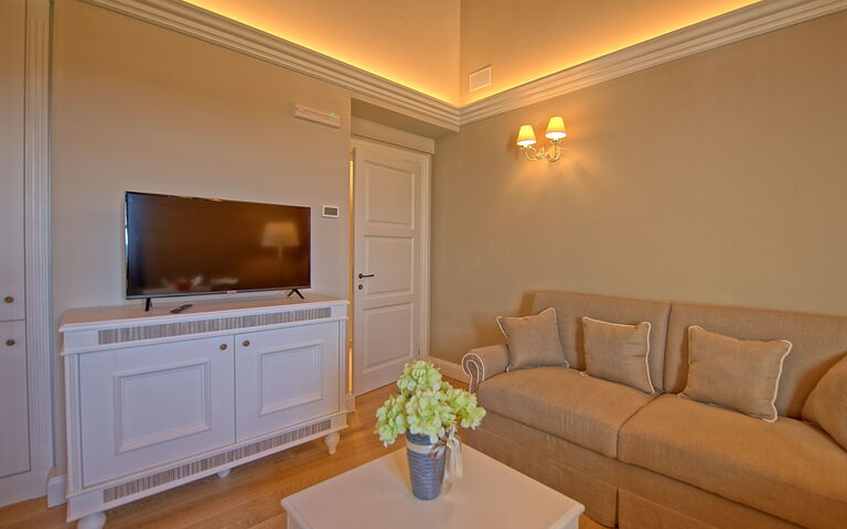 Logement Sole Di Vino - 4: Cuisine, Salle à manger, Salon