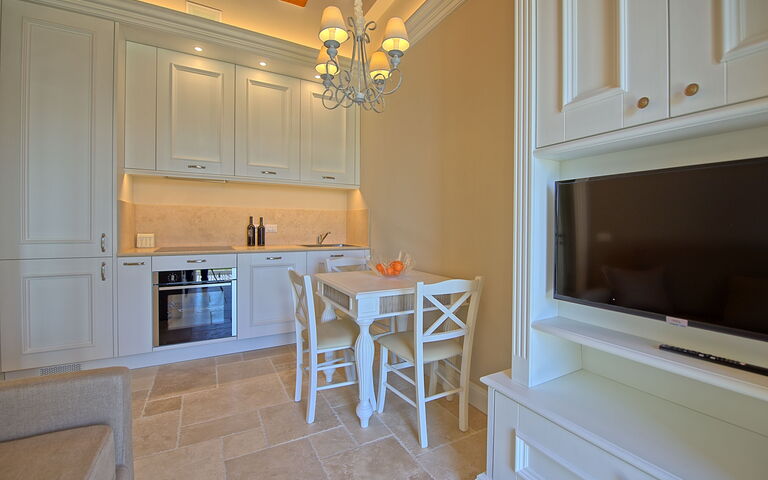 Logement Sole Di Vino - 1: Cuisine, Salle à manger, Salon