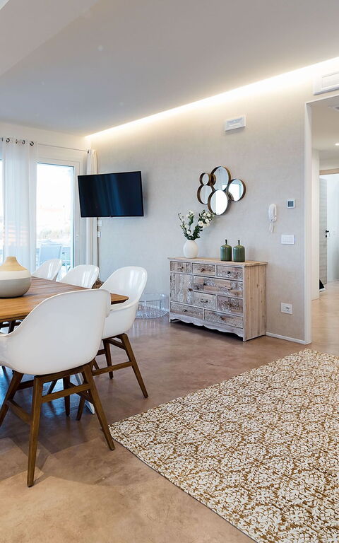 Villa San Lorenzo Palma: Cuisine, Salle à manger, Salon