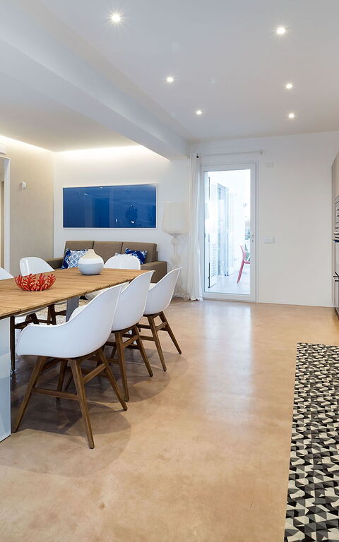 Villa San Lorenzo Palma: Cuisine, Salle à manger, Salon