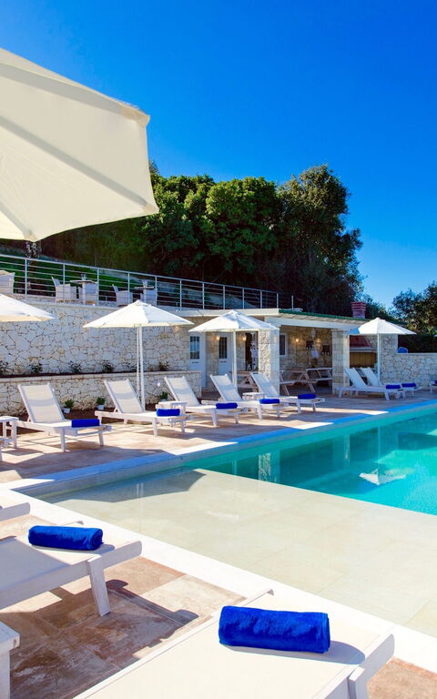 Villa Corfu Panorama: bassin, Extérieur