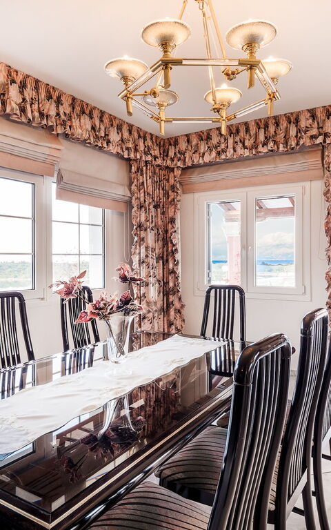 Villa Corfu Panorama: Salle à manger