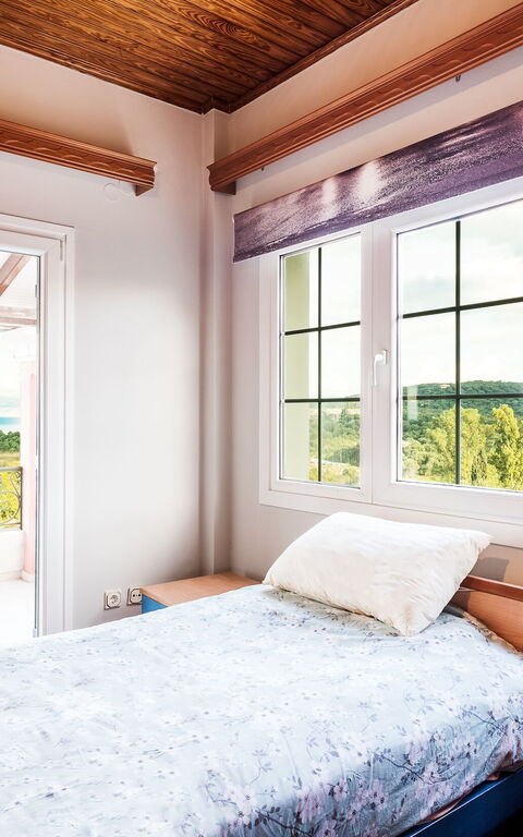 Villa Corfu Panorama: chambre à coucher