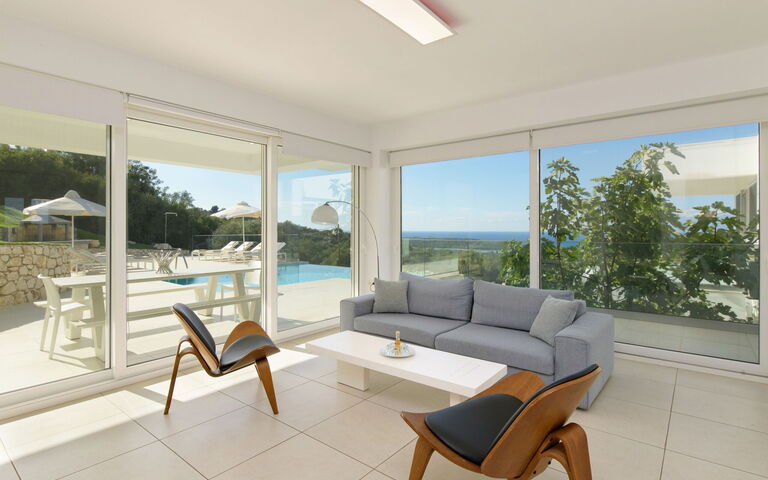 Villa Athena: Salon