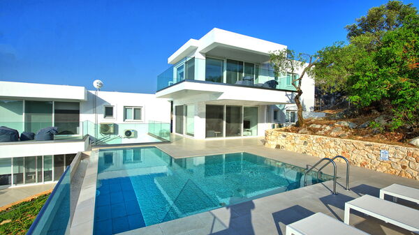 Villa Athena: bassin, Extérieurs