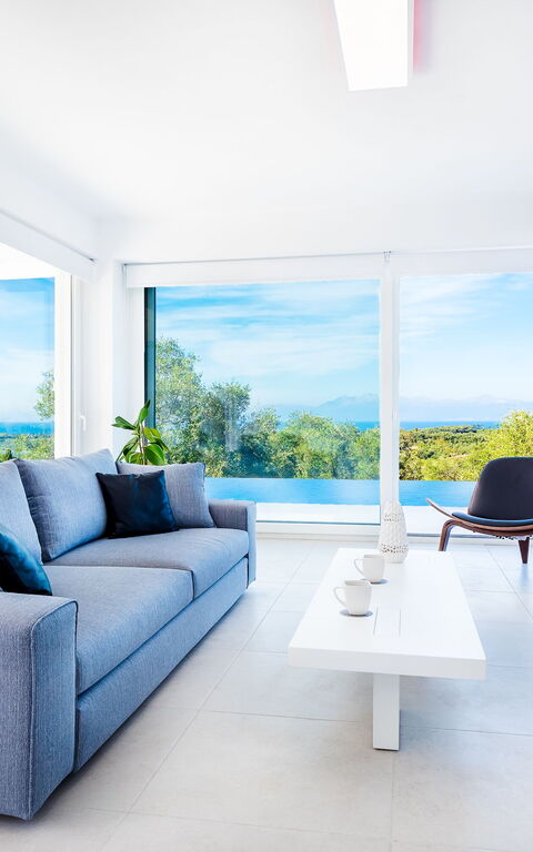 Villa Nafsika: Salon