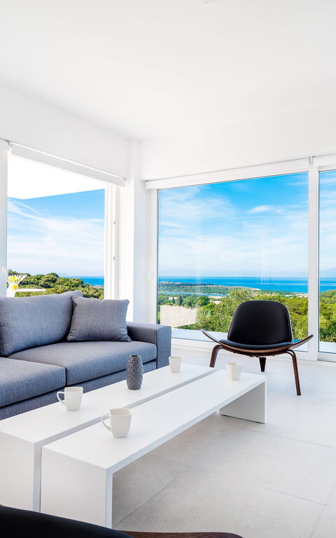 Villa Nafsika: Salon