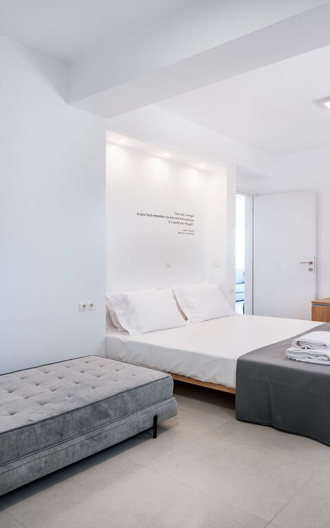 Villa Nafsika: chambre à coucher