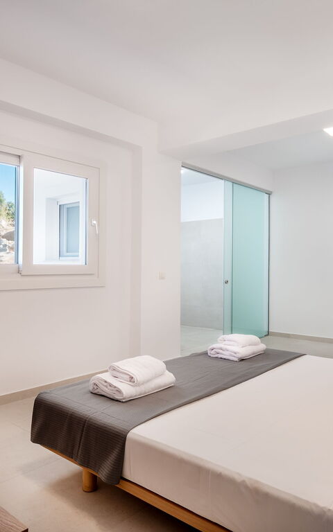 Villa Nafsika: chambre à coucher