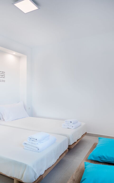 Villa Nafsika: chambre à coucher