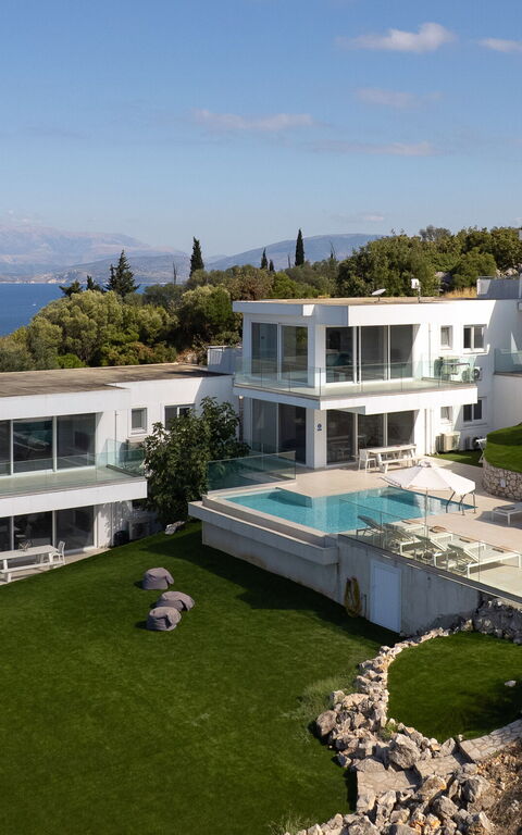 Villa Nafsika: bassin, Extérieur, Extérieurs, Jardin, Vues