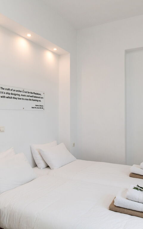 Villa Nafsika: chambre à coucher