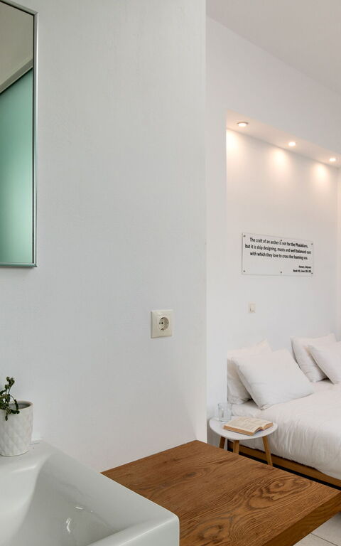 Villa Nafsika: chambre à coucher