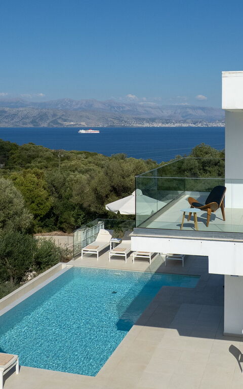Villa Nafsika: bassin, Extérieur, Extérieurs, Vues