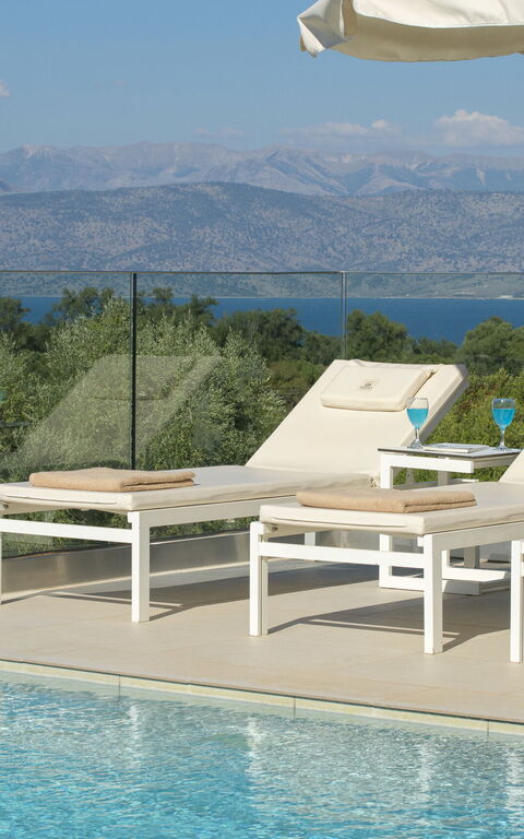 Villa Nafsika: bassin, Extérieur, Extérieurs, Vues