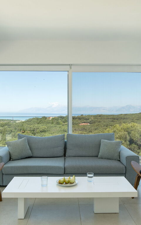 Villa Nafsika: Salon