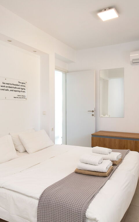 Villa Nafsika: chambre à coucher