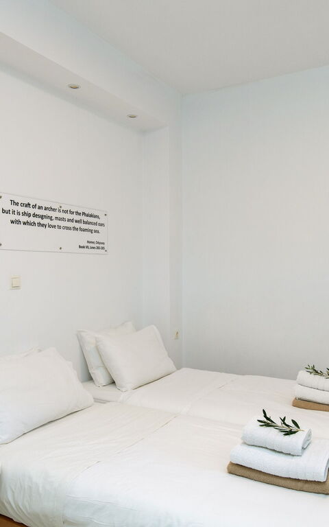 Villa Nafsika: chambre à coucher