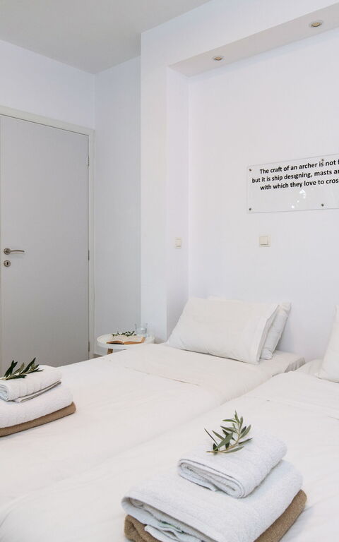 Villa Nafsika: chambre à coucher