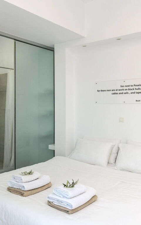 Villa Nafsika: chambre à coucher