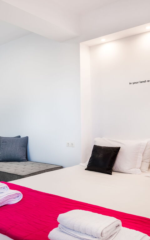 Villa Arete: chambre à coucher