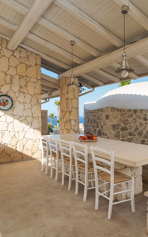 Villa Del Mito: Balcon / Terrasse / Patio, Cuisine, Extérieur, Extérieurs