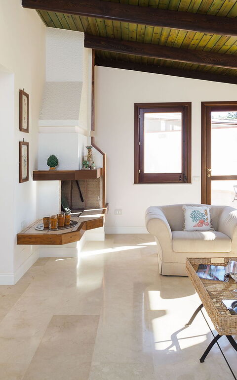 Villa Cala Mancina: Salon