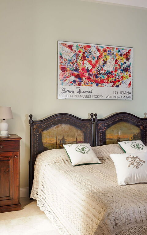 Villa Cala Mancina: chambre à coucher