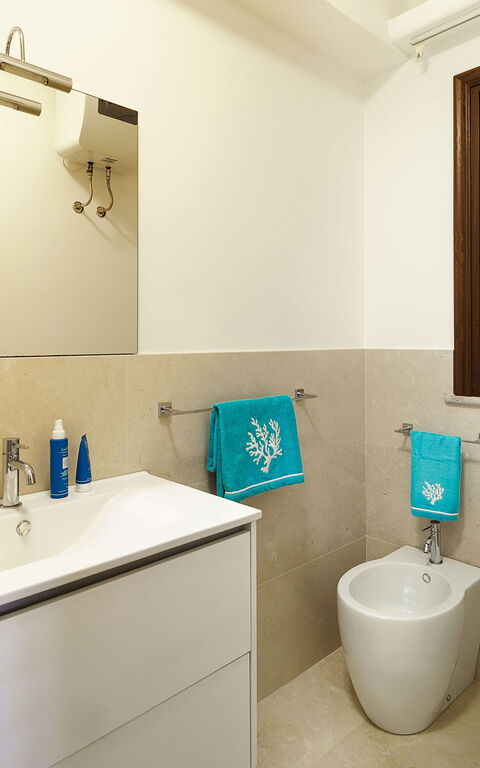 Villa Cala Mancina: Salle de bain