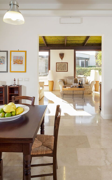 Villa Cala Mancina: Salle à manger