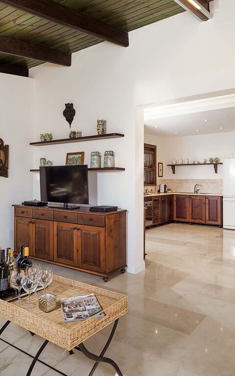 Villa Cala Mancina: Salon