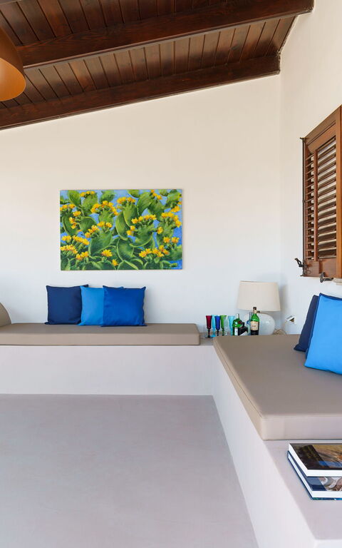 Villa Cala Mancina: Balcon / Terrasse / Patio, Extérieur, Extérieurs