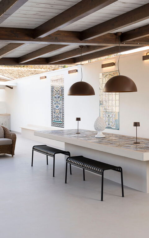 Villa Cala Mancina: Balcon / Terrasse / Patio, Extérieur, Extérieurs