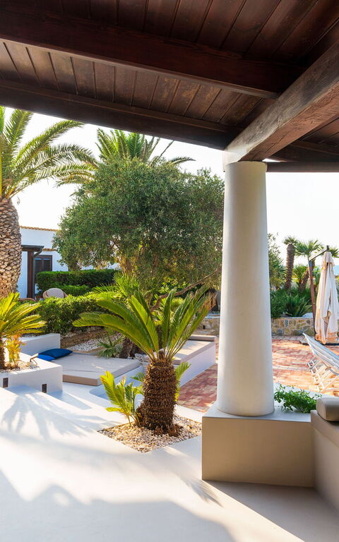 Villa Cala Mancina: Balcon / Terrasse / Patio, bassin, Extérieur, Extérieurs