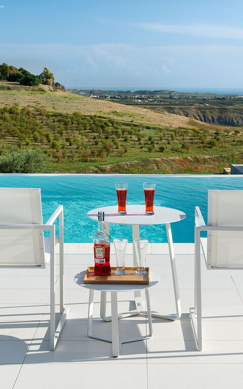 Villa Camemi: bassin, Été, Extérieur