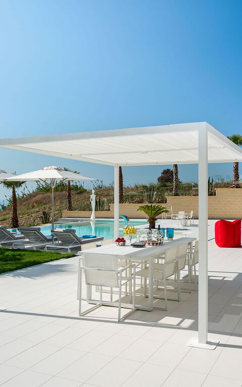 Villa Camemi: Balcon / Terrasse / Patio, Été, Extérieur