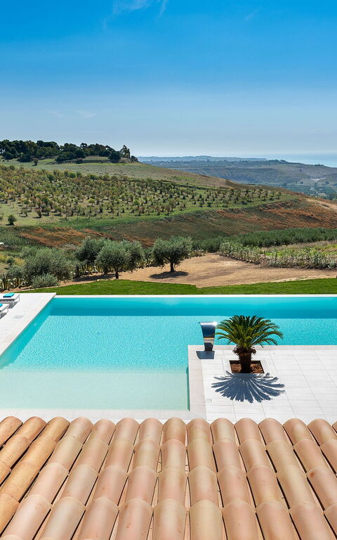 Villa Camemi: bassin, Été, Extérieur, Vues